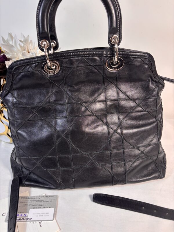 Christian Dior Vintage Granville Cannage Black - Image 2