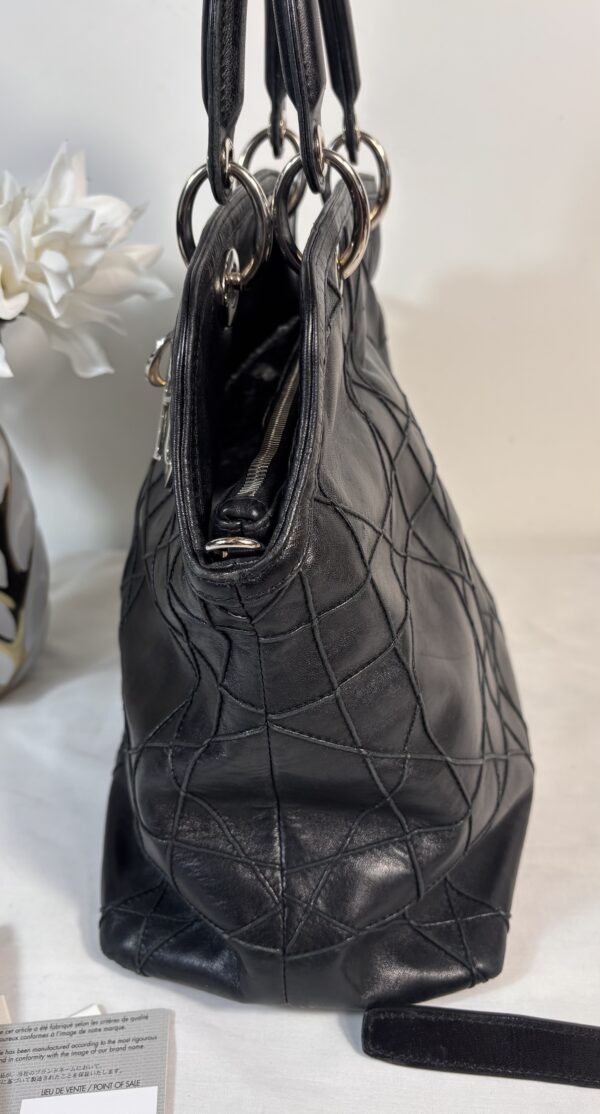 Christian Dior Vintage Granville Cannage Black - Image 3