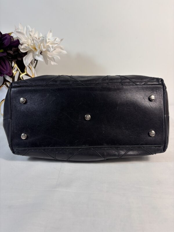 Christian Dior Vintage Granville Cannage Black - Image 5