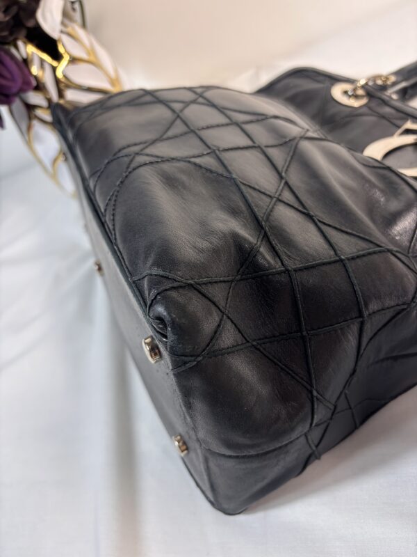 Christian Dior Vintage Granville Cannage Black - Image 8