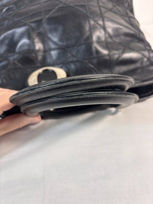 Christian Dior Vintage Granville Cannage Black - Image 10