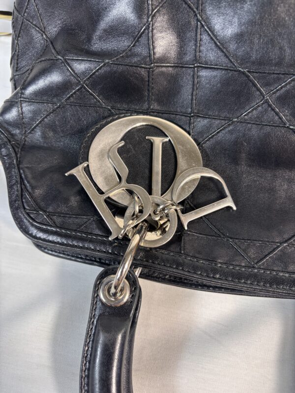 Christian Dior Vintage Granville Cannage Black - Image 11