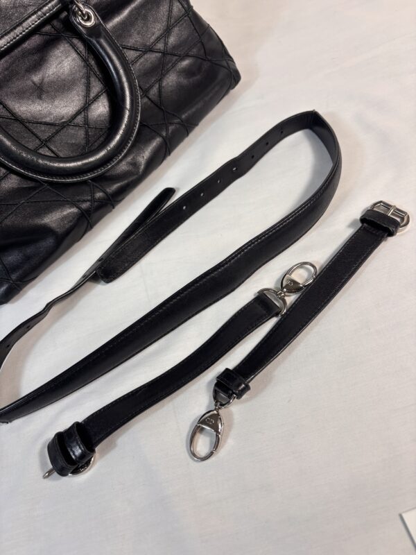 Christian Dior Vintage Granville Cannage Black - Image 16