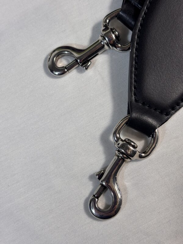 Gucci GG Supreme Black Web Mini Tote Bag - Image 12