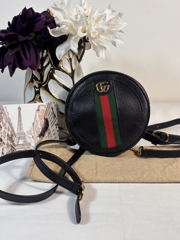 Gucci Mini Tambourine Backpack Black