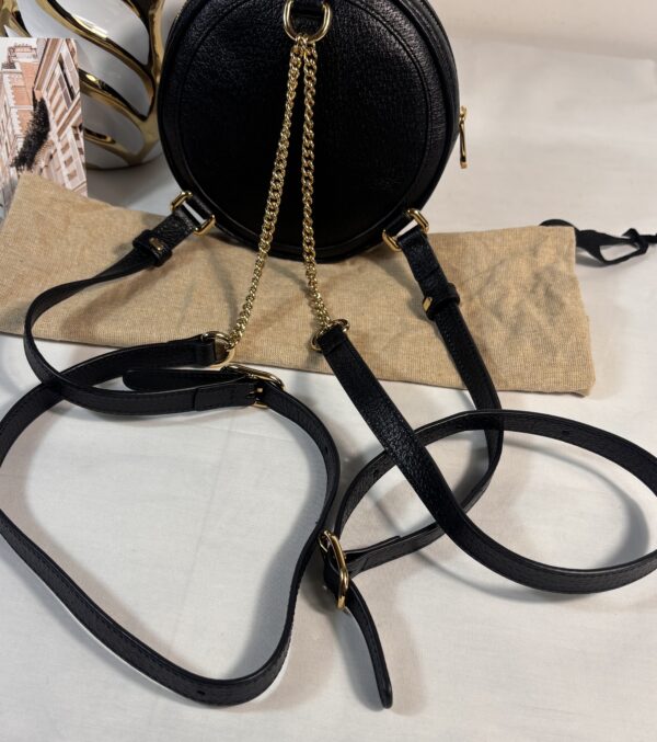 Gucci Mini Tambourine Backpack Black - Image 5