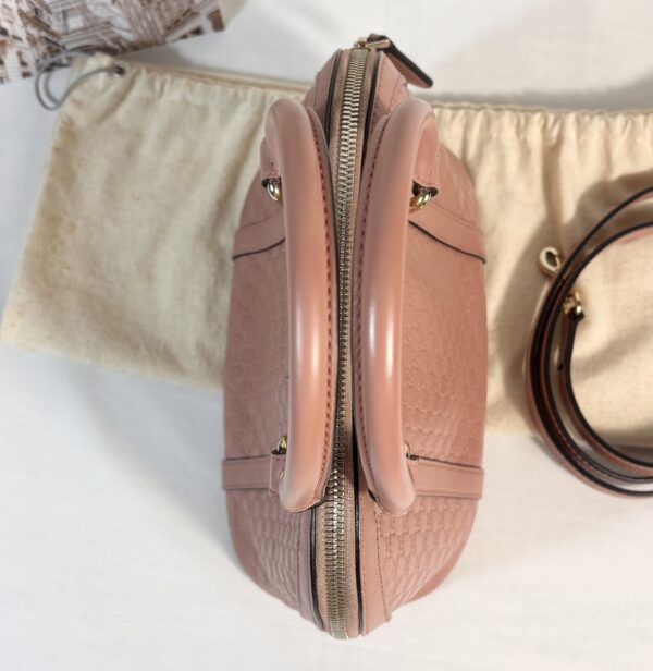 Gucci Guccissima Pink Dome Crossbody - Image 7