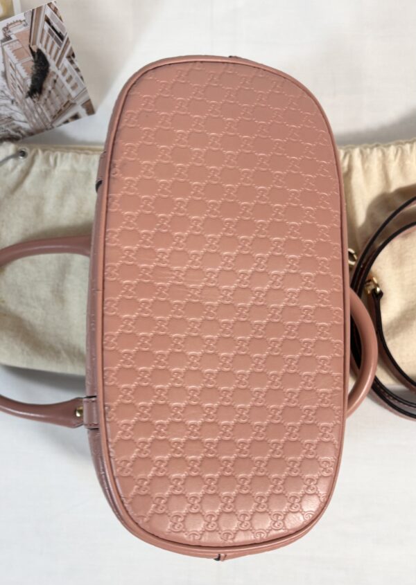 Gucci Guccissima Pink Dome Crossbody - Image 8