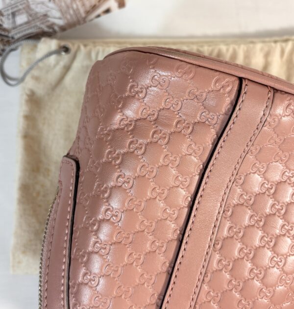 Gucci Guccissima Pink Dome Crossbody - Image 9