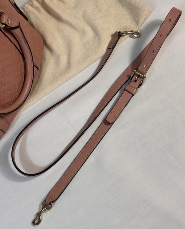 Gucci Guccissima Pink Dome Crossbody - Image 13