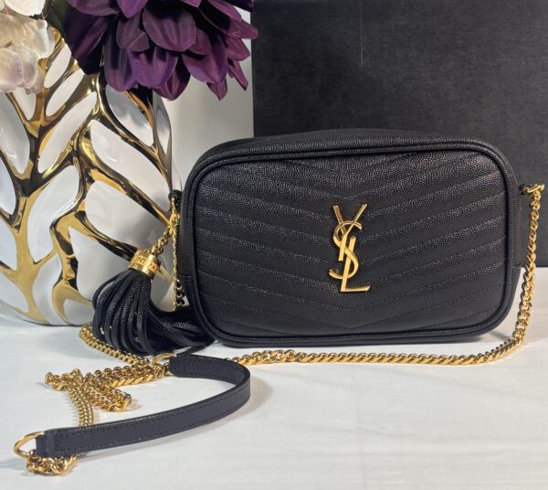 YSL Mini Mono Bag Black