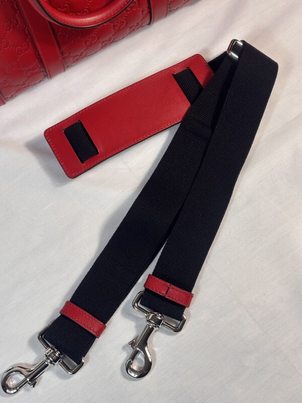 Gucci Guccissima Red Briefcase - Image 11