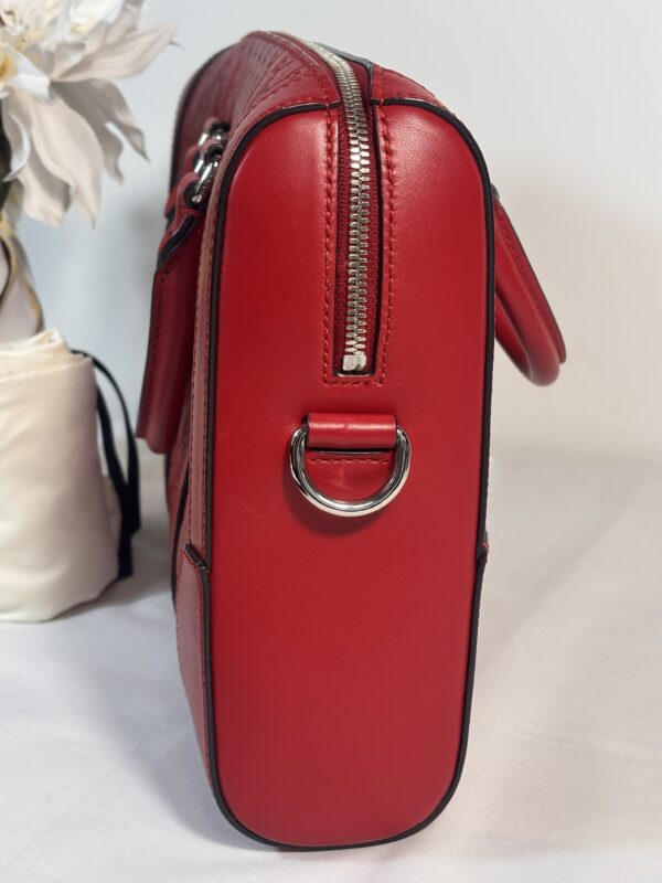 Gucci Guccissima Red Briefcase - Image 5