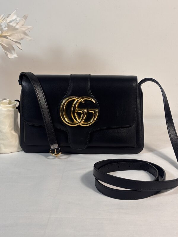 Gucci Black Arli Flap Crossbody