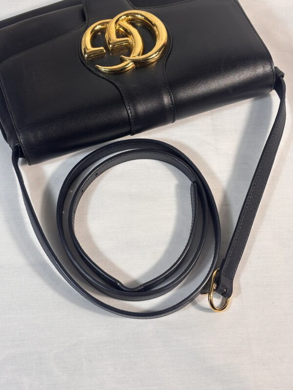 Gucci Black Arli Flap Crossbody - Image 8