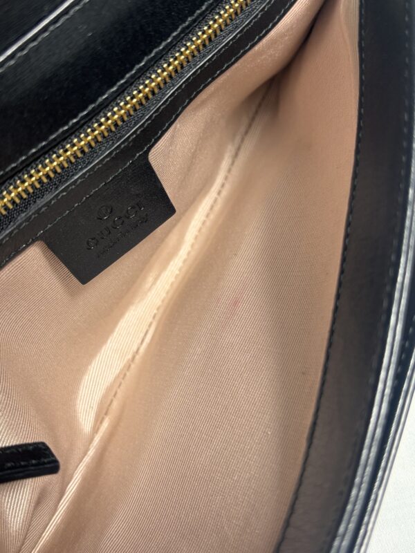 Gucci Black Arli Flap Crossbody - Image 10