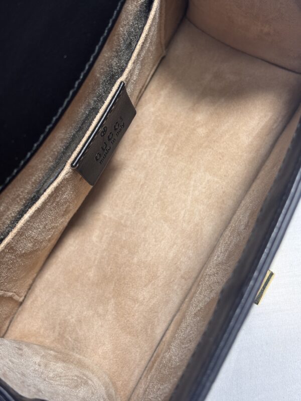 Gucci Mini Sylvie Black Leather - Image 11