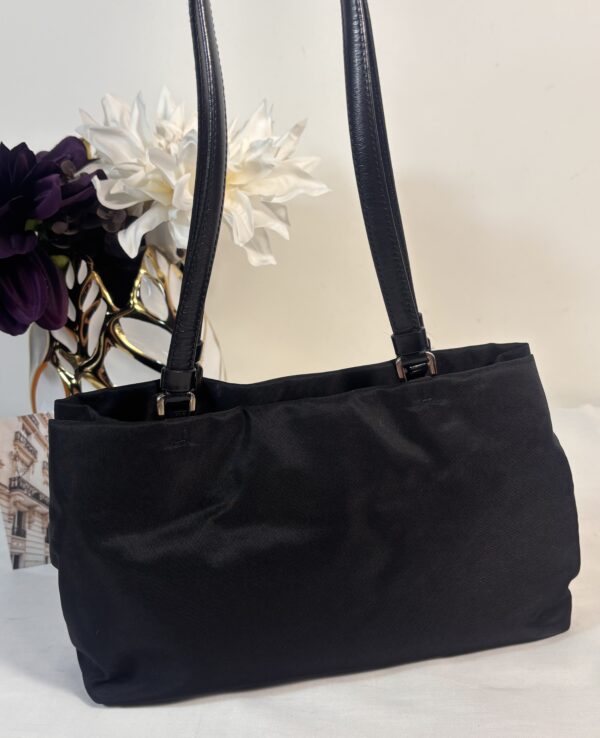 Prada Nylon Shoulder Bag Black - Image 2