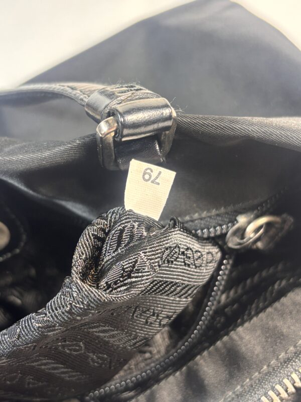 Prada Nylon Shoulder Bag Black - Image 12