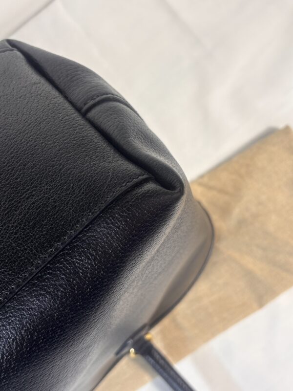 Gucci Web Black Leather Tote - Image 12