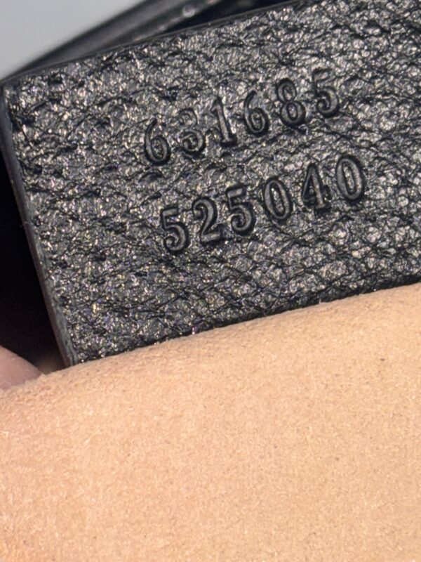 Gucci Web Black Leather Tote - Image 11