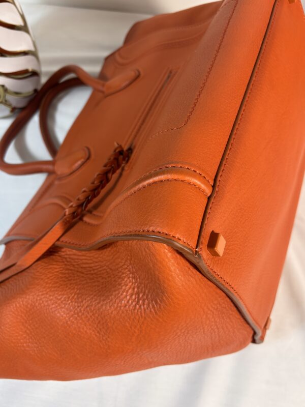 Celine Medium Phantom Luggage Burnt Orange - Image 6