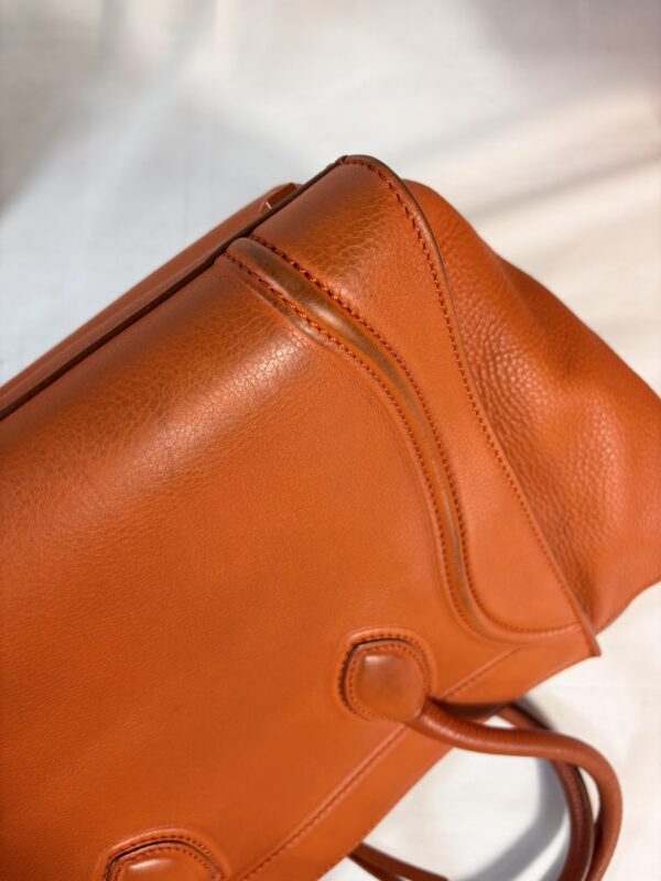 Celine Medium Phantom Luggage Burnt Orange - Image 9