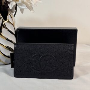 Chanel Timeless Yen Black Wallet