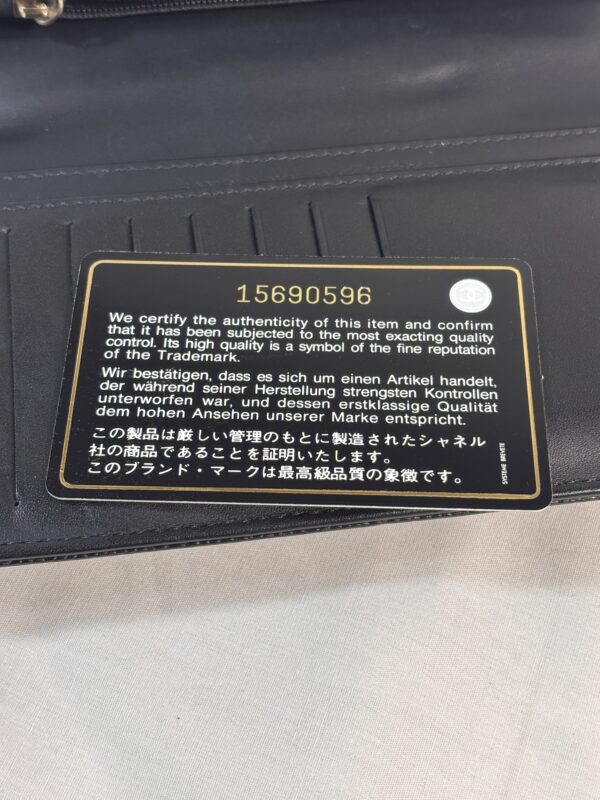 Chanel Timeless Yen Black Wallet - Image 11