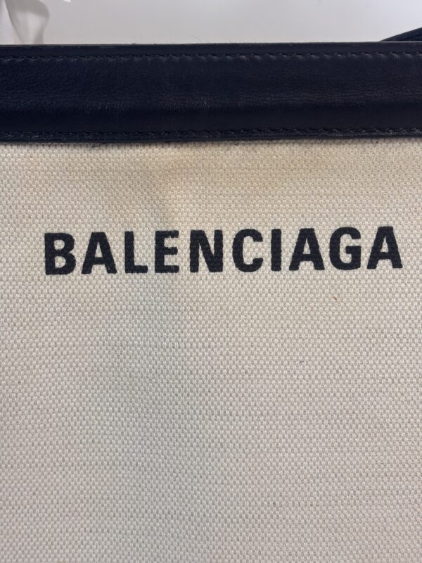 Balenciaga Canvas Pochette Beige Crossbody - Image 3