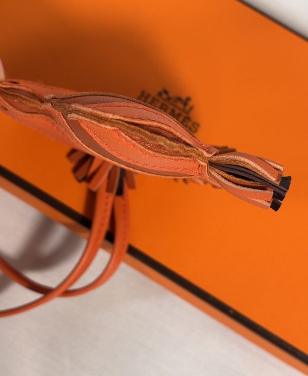 Hermes Zebra GeeGee Savannah Leather Bag Charm - Image 5