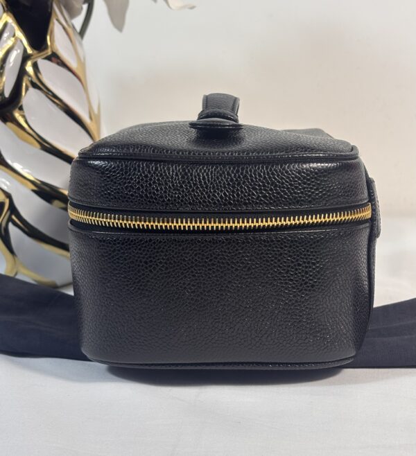 Vintage Chanel Timeless Cosmetic Black - Image 4