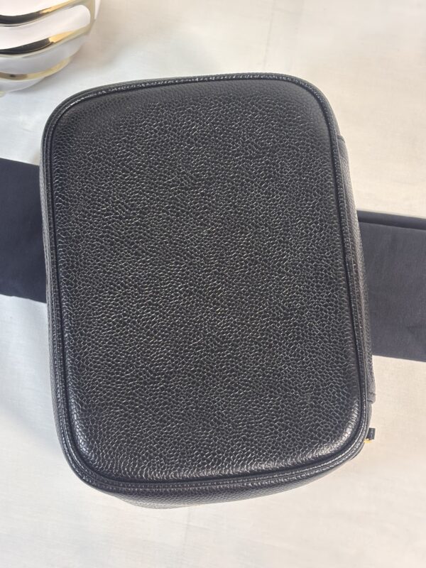 Vintage Chanel Timeless Cosmetic Black - Image 7