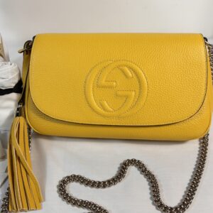 Gucci Soho Chain Flap Yellow