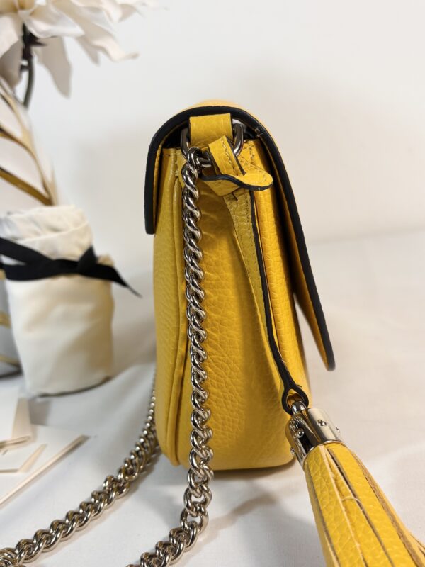 Gucci Soho Chain Flap Yellow - Image 5