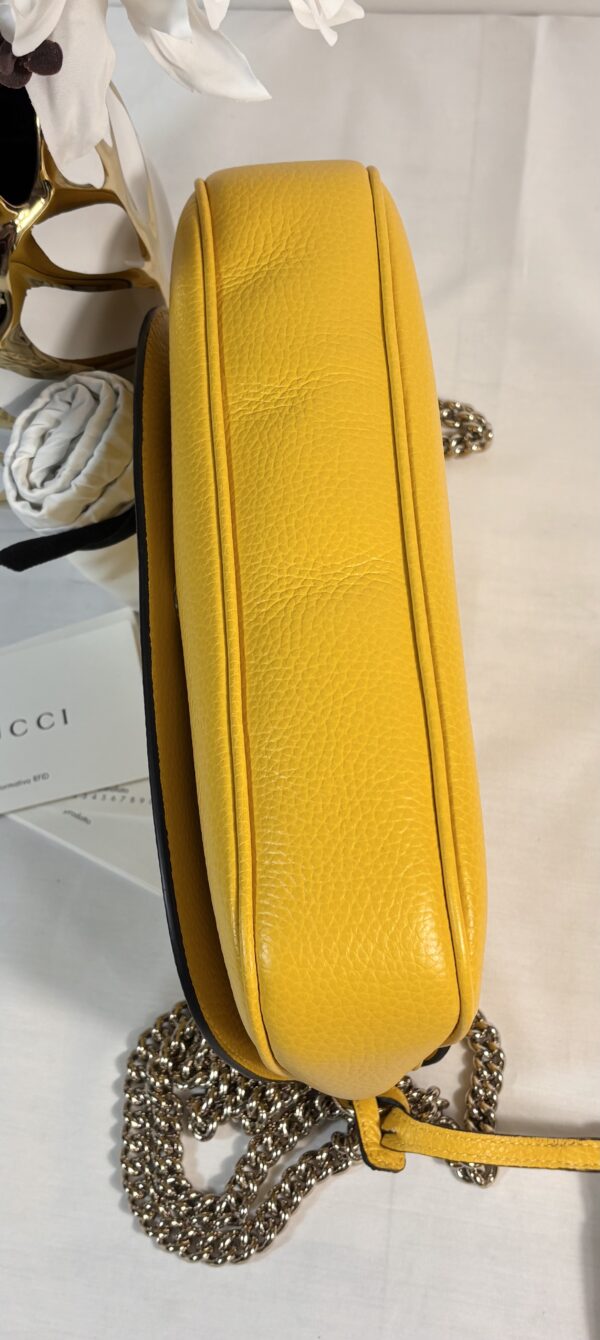Gucci Soho Chain Flap Yellow - Image 6