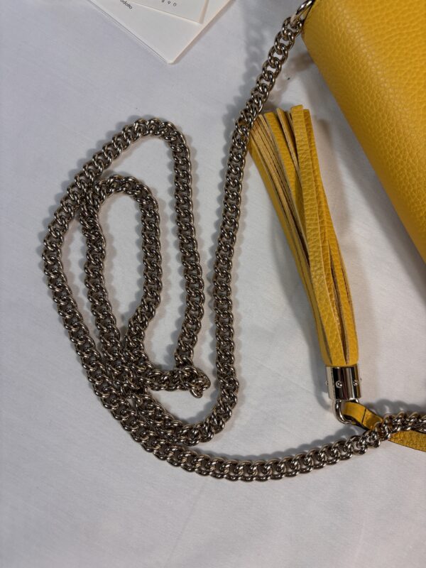 Gucci Soho Chain Flap Yellow - Image 8