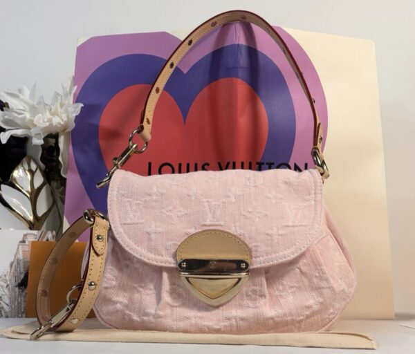 New Louis Vuitton Sunset Denim Pink