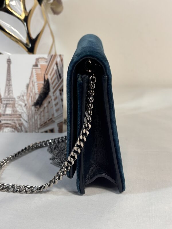 YSL Small Velvet Kate Blue - Image 5