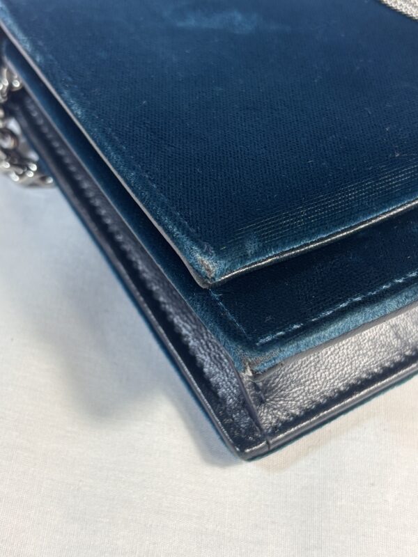 YSL Small Velvet Kate Blue - Image 7