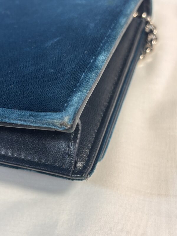 YSL Small Velvet Kate Blue - Image 10
