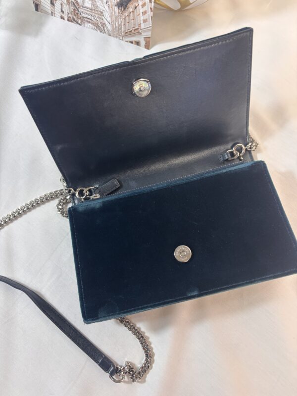YSL Small Velvet Kate Blue - Image 11