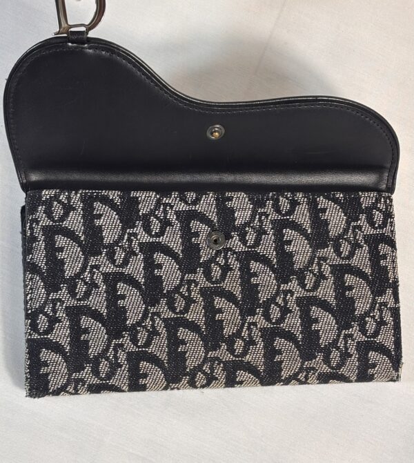 Dior Oblique Saddle Wallet - Image 8
