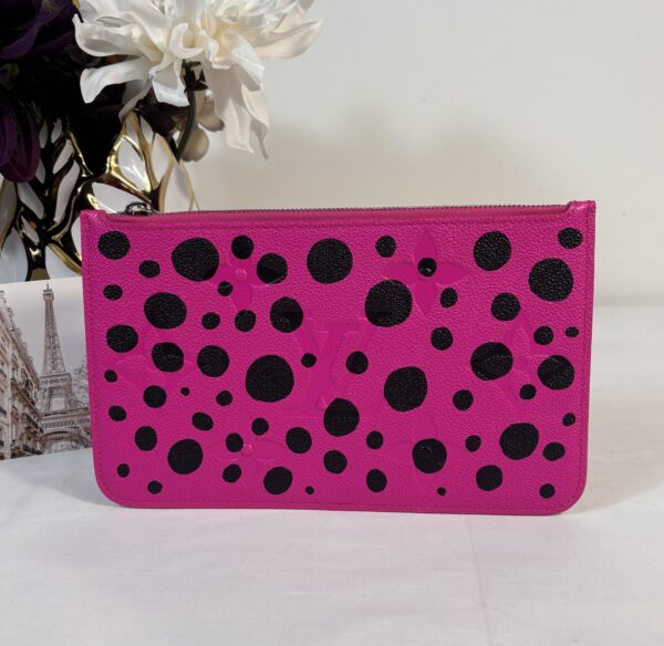 New Louis Vuitton Yayoi Kusama Dots Pochette - Image 2