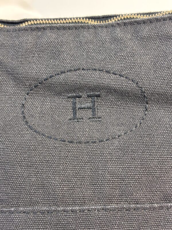 Hermes Canvas Bolide Travel Pouch - Image 3
