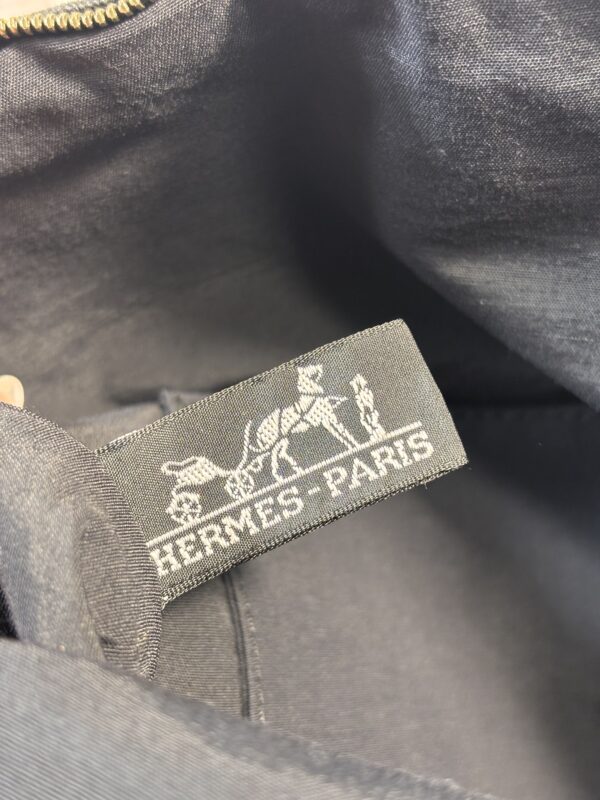 Hermes Canvas Bolide Travel Pouch - Image 11