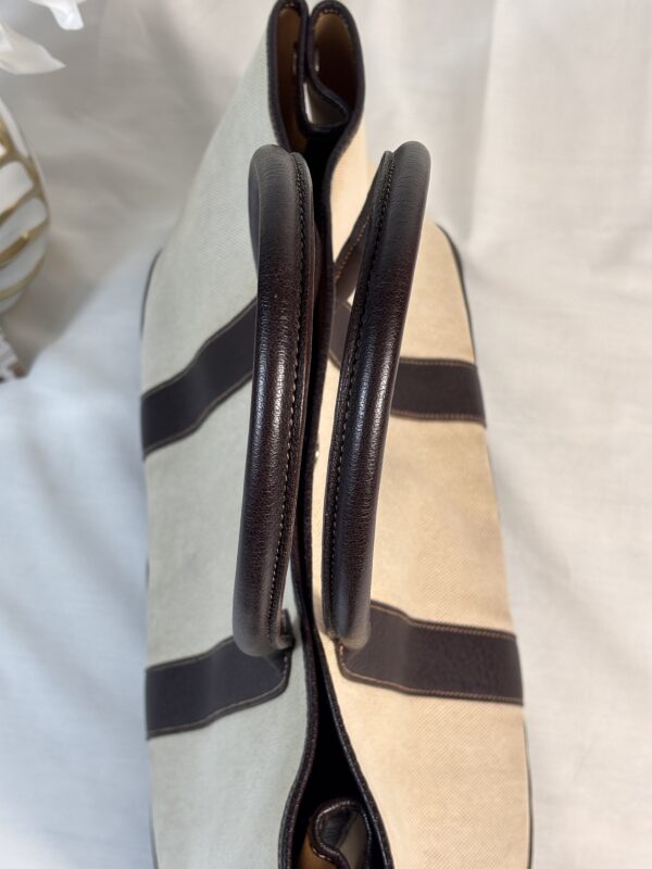Vintage Hermes Garden Party Tote Beige 36 - Image 7