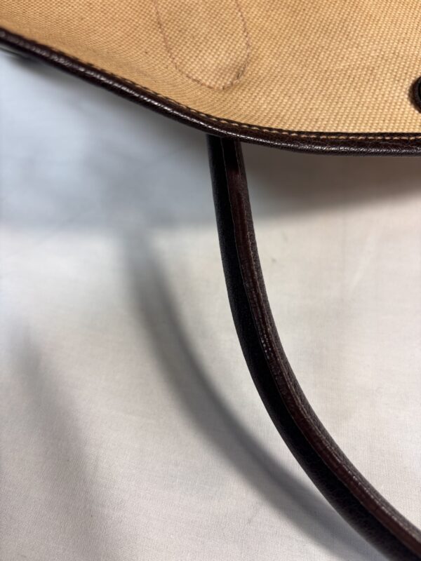 Vintage Hermes Garden Party Tote Beige 36 - Image 12