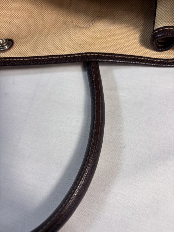 Vintage Hermes Garden Party Tote Beige 36 - Image 13