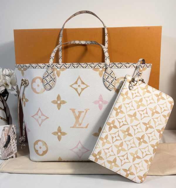Louis Vuitton Neverfull MM By the Pool Watercolor